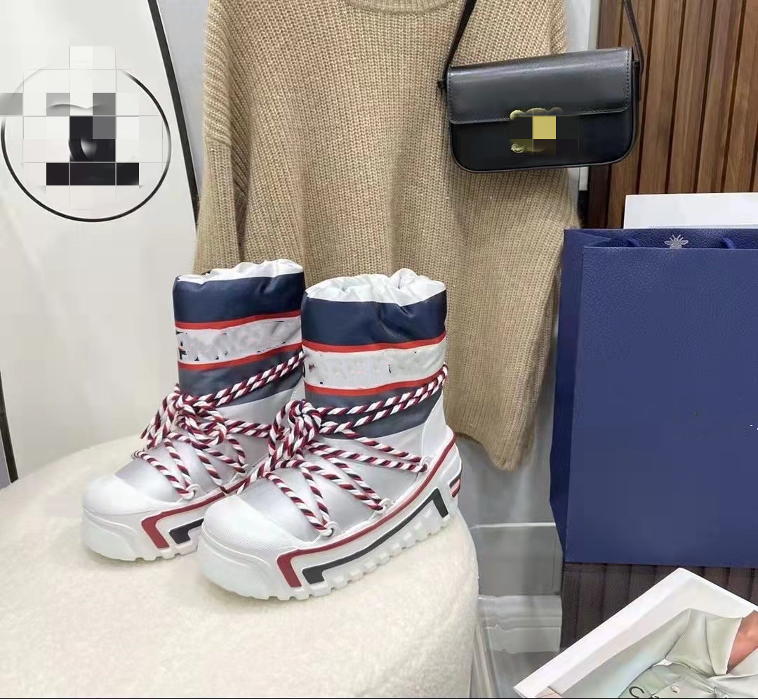 

women winter snow Boots Luxurys designer boots girl classic boot ankle short print mini fur black womens shoes size 5-10 fashion outdoor 02, Box