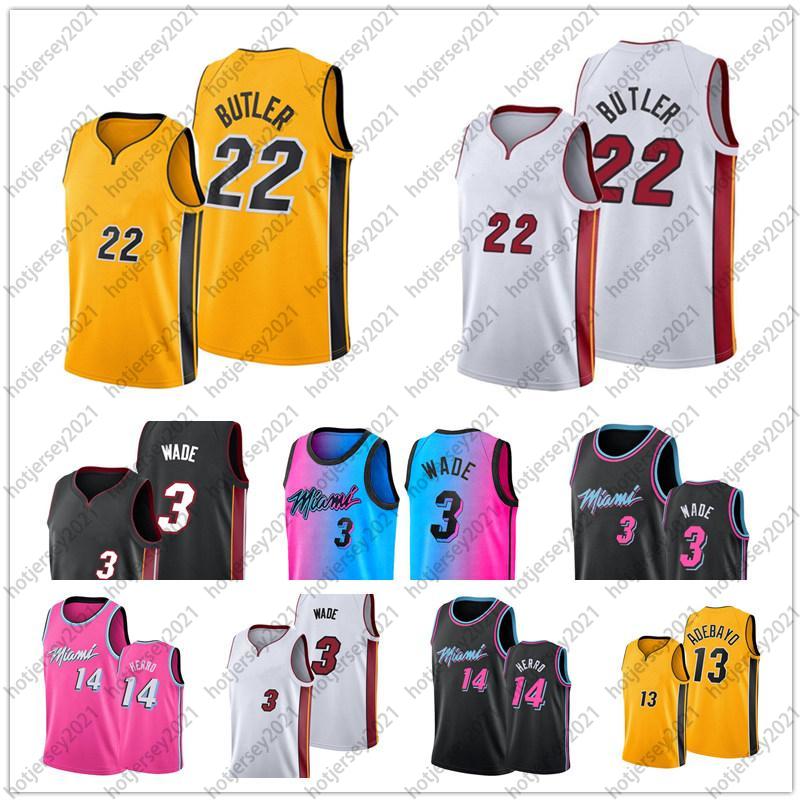 

Dwayne 3 Wade Jimmy 22 Butler Jersey 14 Tyler Herro Robinson 25 Nunn City Basketball Edition Jerseys