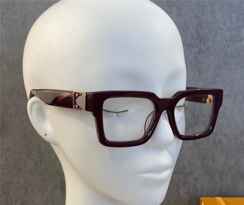 1413 Style d'été élégant Hommes et femmes protégées Cadres de plaques carrées Vintage Vintage de la qualité supérieure avec des lunettes classiqu