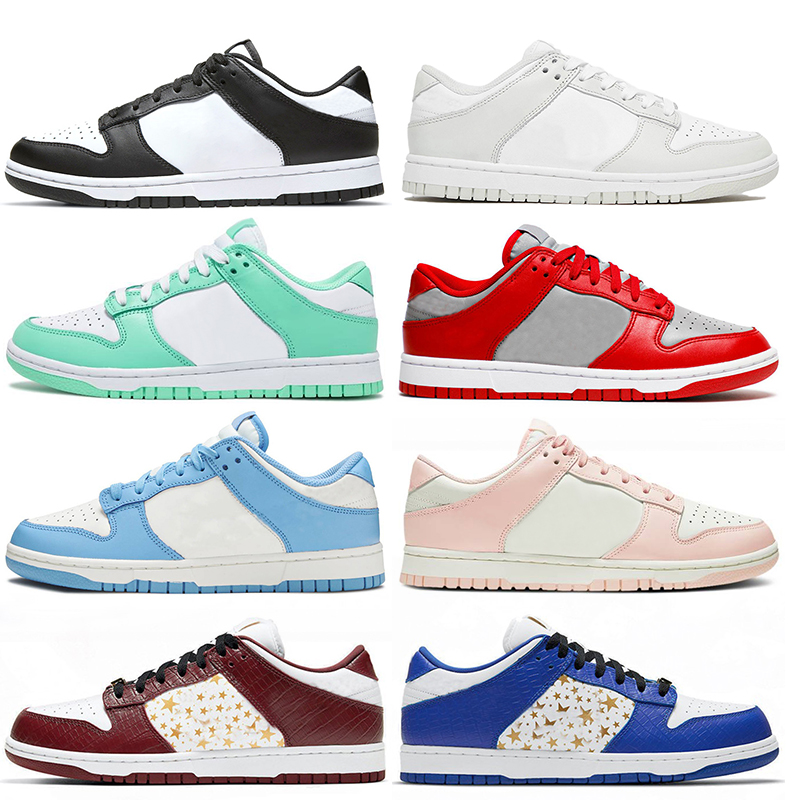 

SB Top Quality Low Women Mens Running Shoes Black White Photos Dust Green Glow UNLV Coast Orange Pearl Luxurys Designers Sneakers Skateboard, A15 college navy 36-45