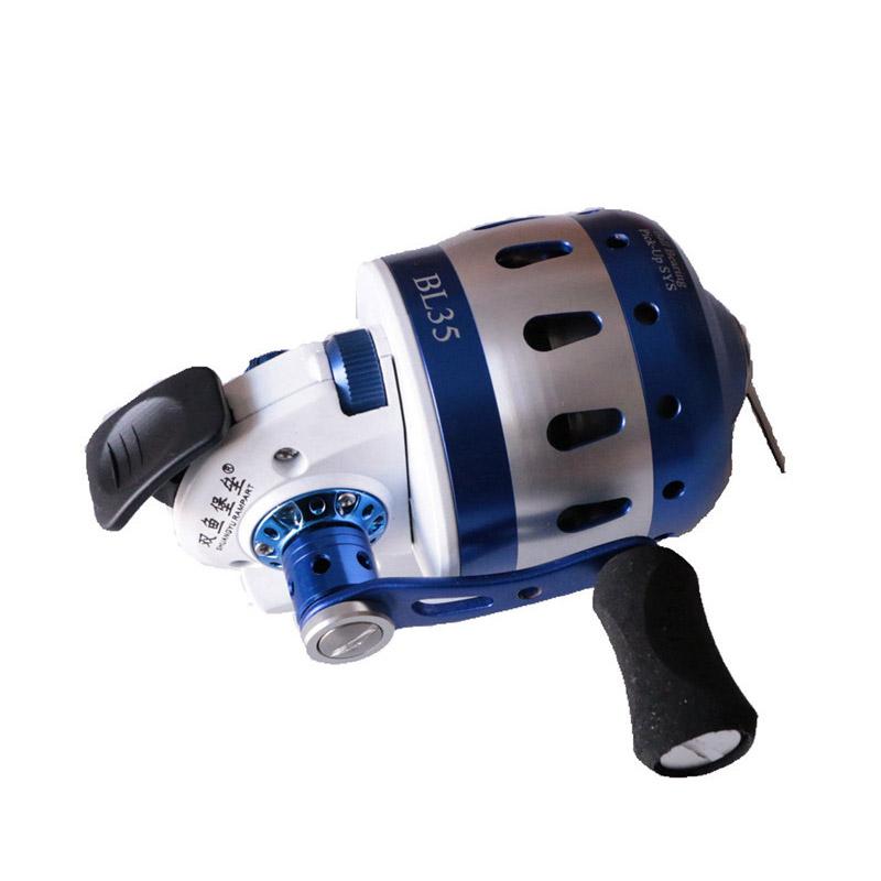 

Outdoor BL35 Fishing Reel Slings Shooting Fish Compound Bow Hunting Closed Metal Coil Wheel Darts With Wristband Baitcasting Reels
