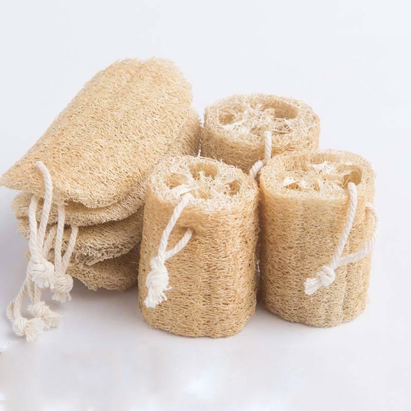 

Natural Loofah Luffa Bath Brushes Supplies Environmental Protection Product Clean Exfoliate Rub Back Soft Towel Brush Pot Wash