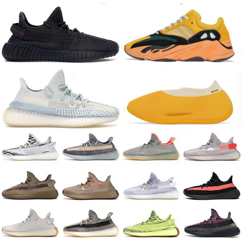 

PK Version kany beluga basf shoes sock runner knit big size 36-48 v2 breds oreos earth Asriel zyon yecher cinder black reflective men women outdoor sneakers, Earth army green fx9033