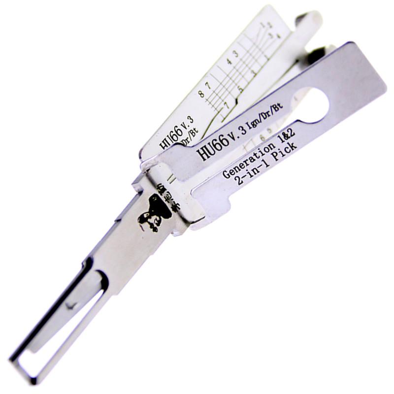 

Wholesale price HU66 LISHI VW 2 in 1 Auto lock Pick and Decoder locksmith tool