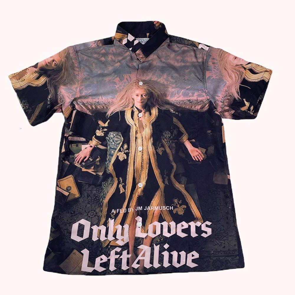 

Men Women High Quality Short Mouw T-shirt Hawaii Beach Shirt Digital Printing Tops Tea Only Lovers Wacko Maria Shirts