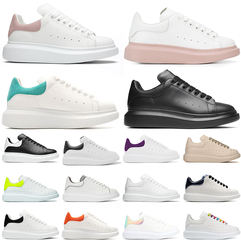 

2021 Top Quality Triple Black White Mens Womens Running Shoes Off Oversized Alexander Espadrille McQueens Pink Beige Trainers Flat Platform Sneakers, #a1