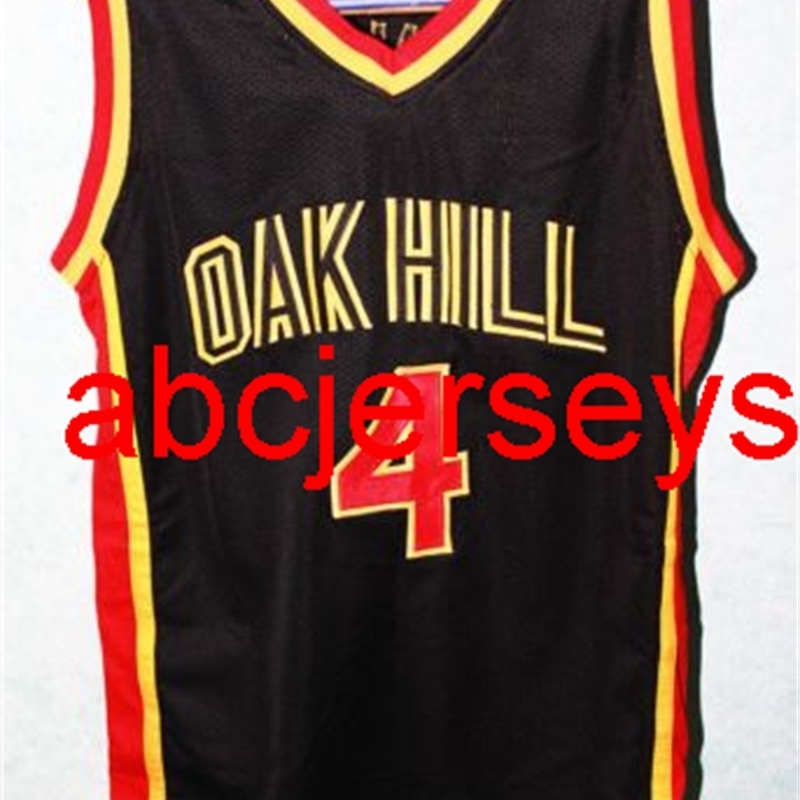 

4 Rajon Rondo Oak Hill High School Basketball Jersey Stitched Custom Any Number Name Ncaa XS-6XL, Red