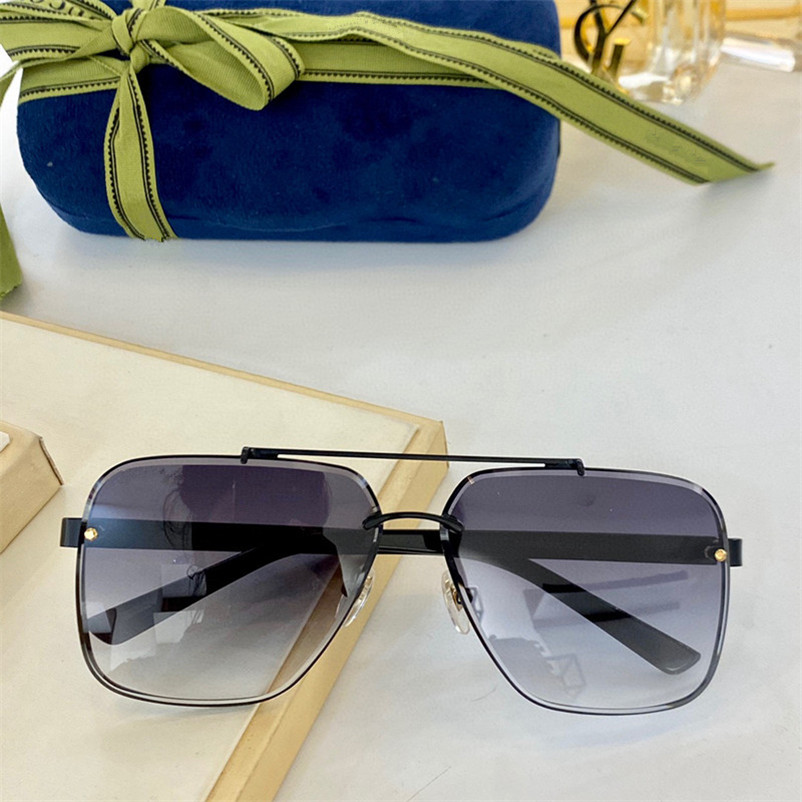 

Nice Men's Rectangular Sunglasses Women Summer style Anti-Ultraviolet Retro Plate metal Rectangular full frame fashion Eyeglasses 0398