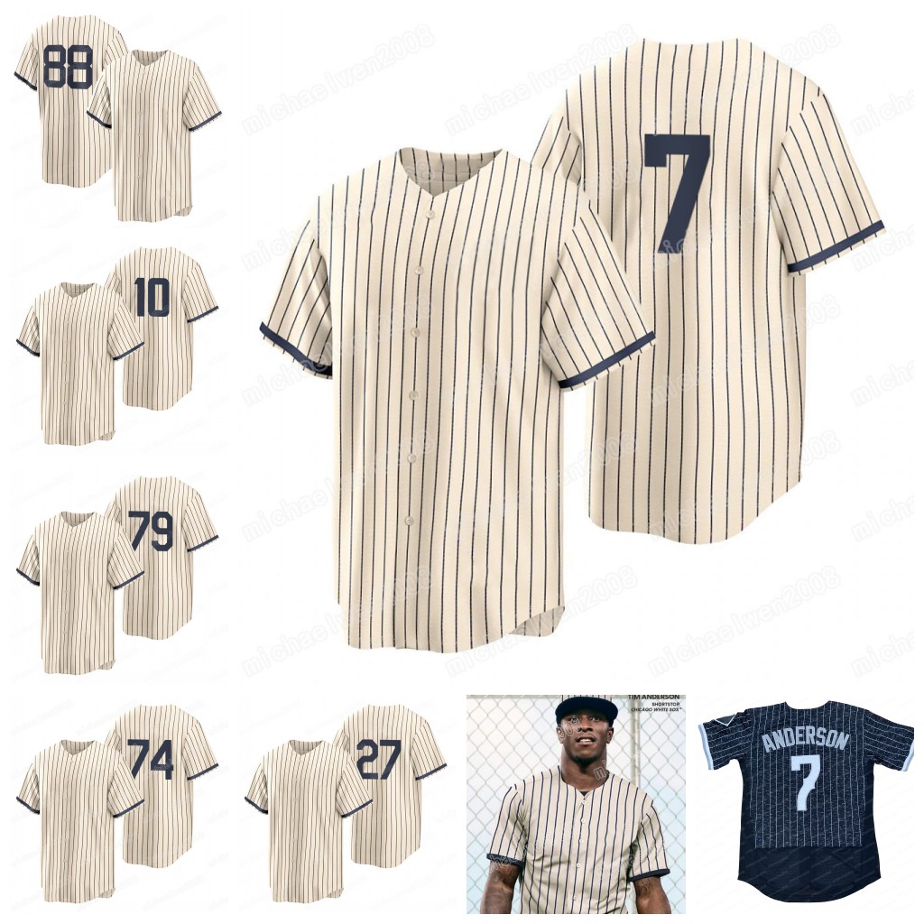 

Tim Anderson 2021 field of Dreams Game Jersey Yoan Moncada Luis Robert Jose Abreu Cesar Hernandez Craig Kimbrel Andrew Vaughn Lance Lynn Eloy Jimenez, Mens cool base 2021 city