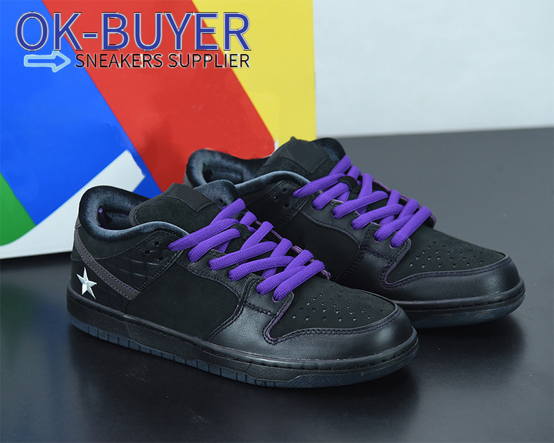 

Topsportmarket Familia x SB Dunk Men Women low shoes First Avenue top quality Black purple mens trainers sports sneakers With Box