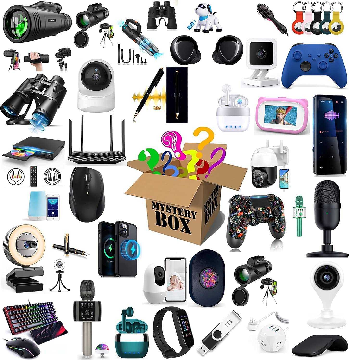 Lucky Box Mystery Boxes Mysteries Box, (Electronic Equipment) Can be Opened: The Latest Mobile Phones, Drone, Smart Watches, Air Purifiers E2-image-719654103