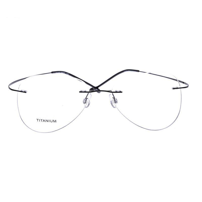 

Viodream Armacao De Oculos Pure Titanium Frame None Optical Glasses Frames Classic Lenses TG607 Fashion Sunglasses