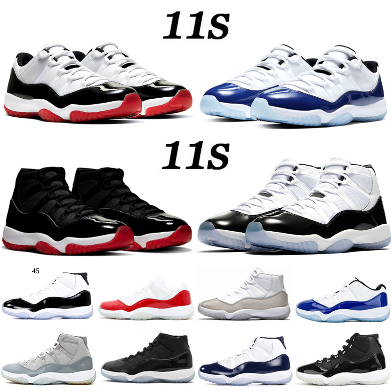 

Citrus 11 11s basketball shoes Concord 45 withe Bred Space Jam Win Like 96 Gamma blue Mens trainers Sneakers 5.5-13, Bred 2019