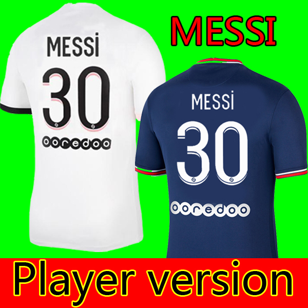 

Player version 21 22 MESSI PSG soccer jerseys MBAPPE SERGIO RAMOS 2021 2022 away Maillots Top football shirt NEYMAR JR men + kids kit uniforms enfants maillot de foot, Kids away