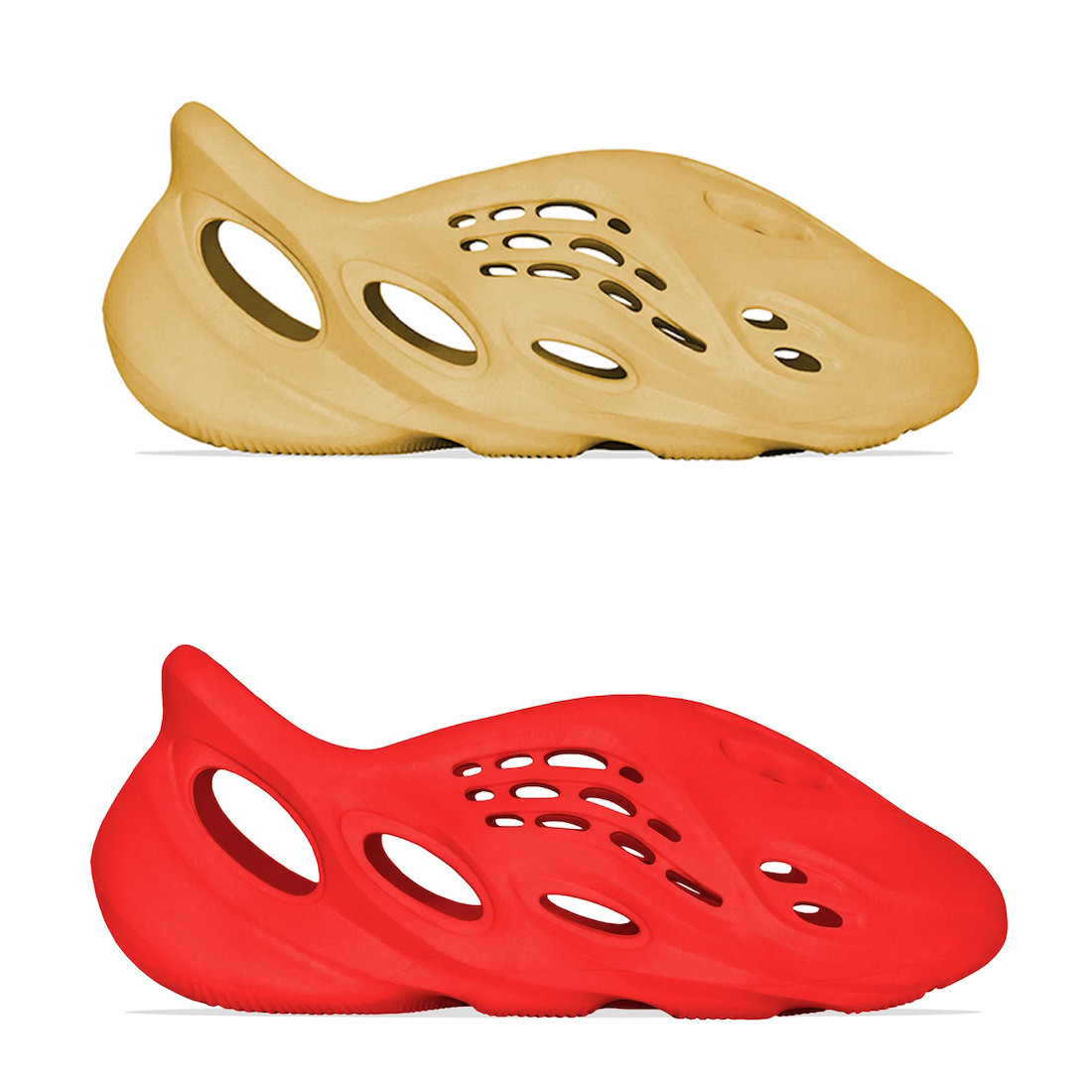 

2021 Originals Foam Runner Vermiliion Slides Men Women Shoes Ochre GW3354 MX Cream Clay MXT Moon Grey Ararat Sand Mineral Blue Slippers With Box US4-13, Customize