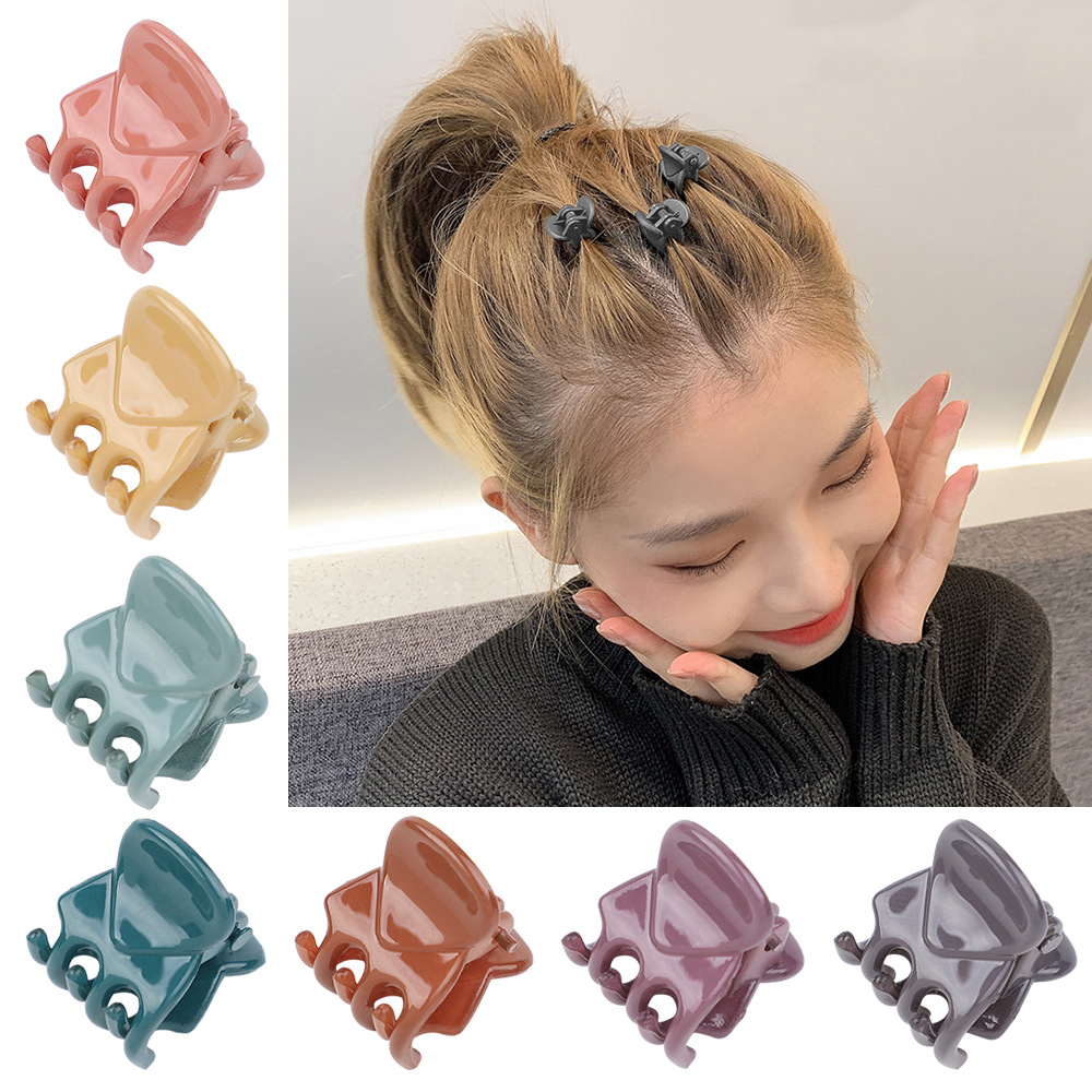 

Child Girl Hair Clip For Kid Mini Barrette Hairpin Claw Hand Shape Grip Accessory Boutique Candy Color, Mix randomly or leave message pls