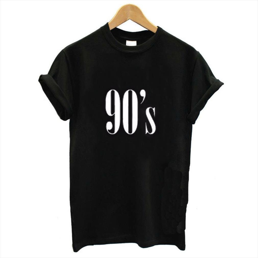 

90s letter print men t shirts short sleeve o neck loose ladies fashion tee clothes camisetas mujer, White;black