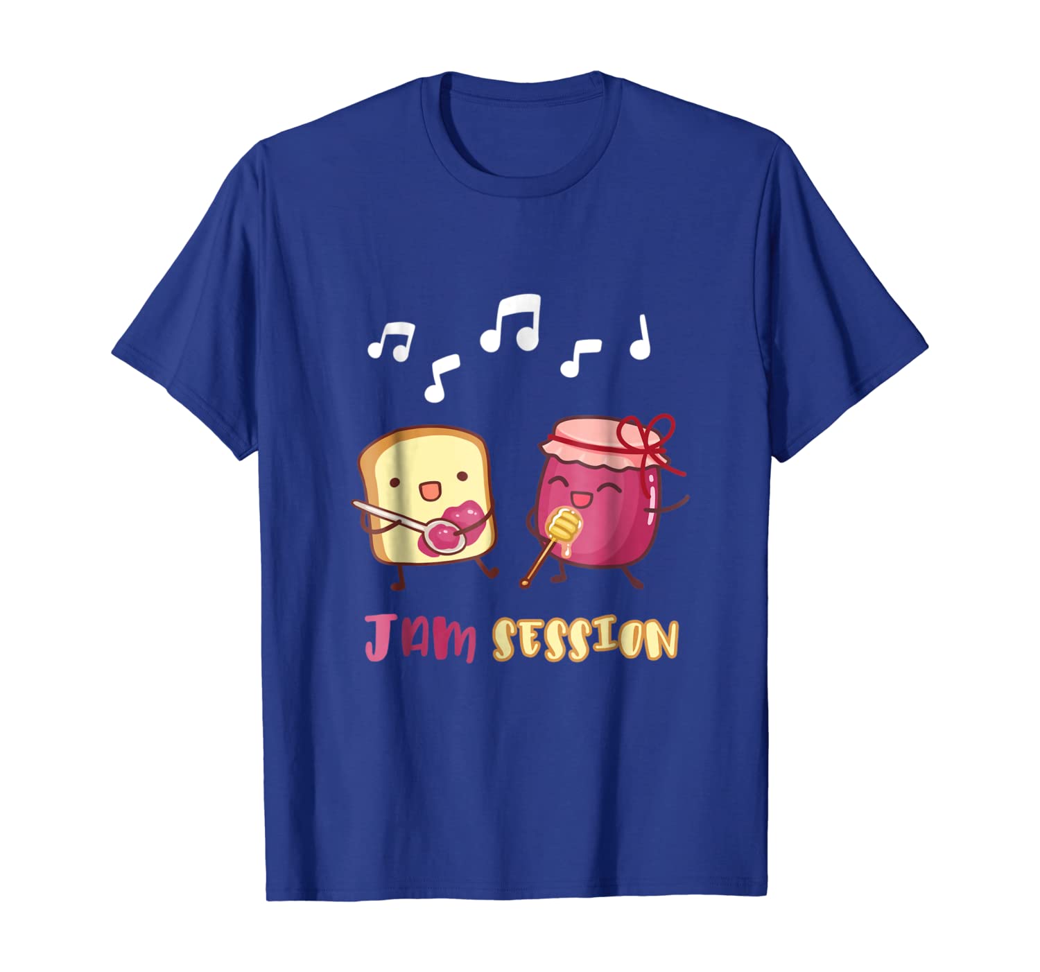 

Jam Session Funny Peanut Butter Jelly Music Pun Gift T Shirt, White;black