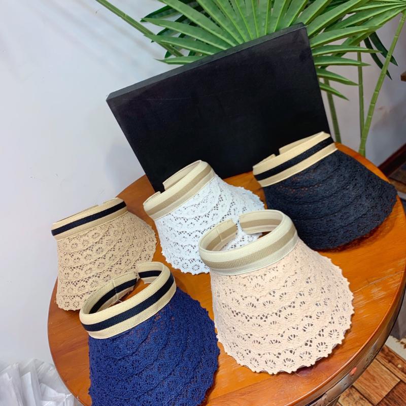 

Wide Brim Hats Summer Generation Fashion Hollow Pattern Sunshade Top No Hat For Outdoor Travel, Blue;gray