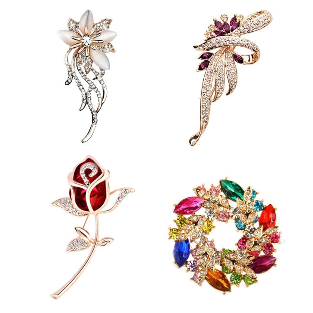 2019 new temperament versatile large Brooch T-shirt clasp shawl scarf simple creative fixed dual-purpose-image-695422616