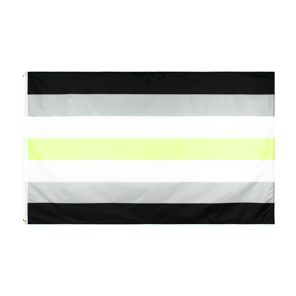 

LGBTQIA Agender Flag For Decoration Wholesale High Quality Retail Direct Factory Price 100% Polyester 90*150cm