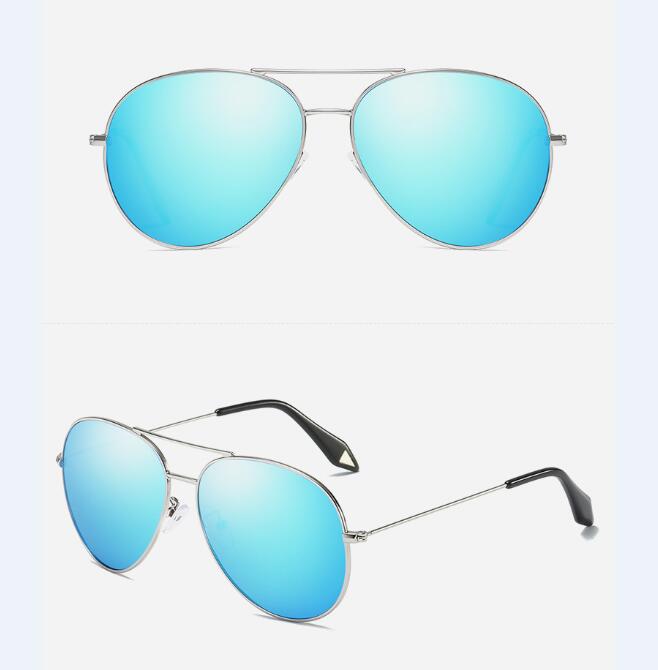 

High Quality Ray Men Women Sunglasses Vintage Pilot Aviator Brand Sun Glasses Band UV400 Bans With Box and Case 3026, White;black