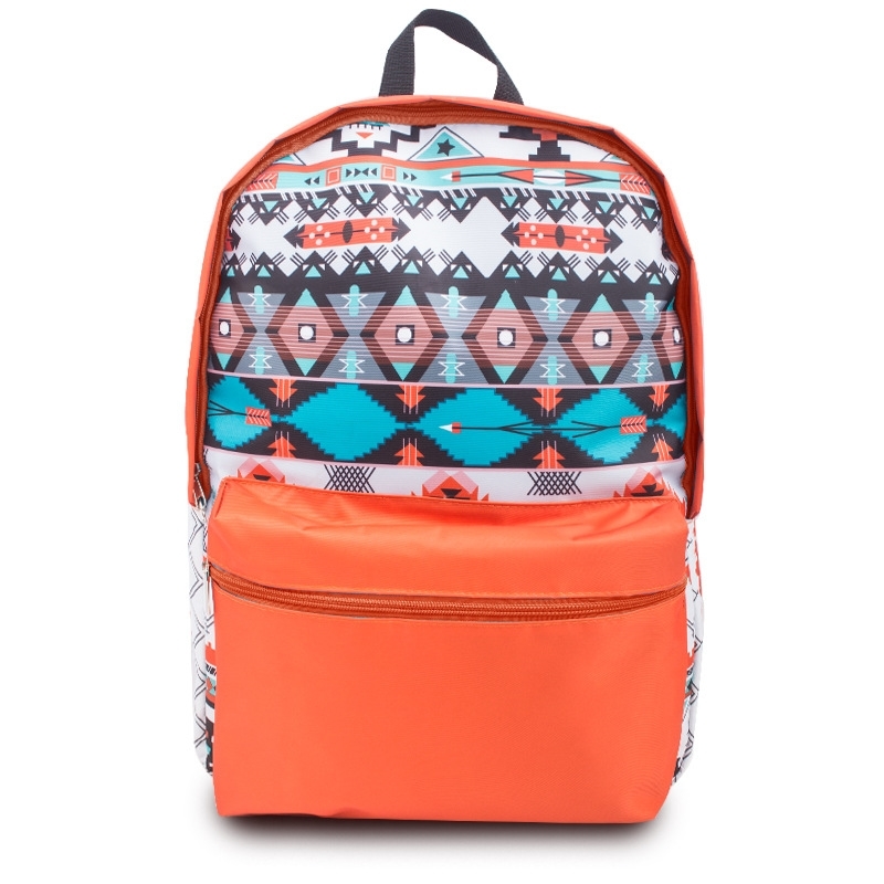 

Large capacity Travel national style minority Backpack, Orange