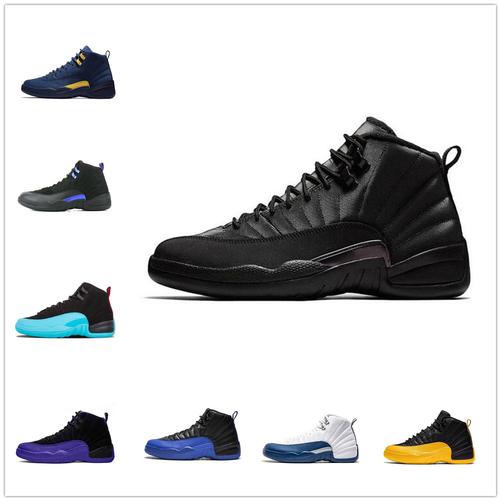 2022 man basketball shoes 12 12s sportswear yakuda local boots online store Dropshipping Accepted Dark grey Game Royal reverse flu game University Gold, Blue stone