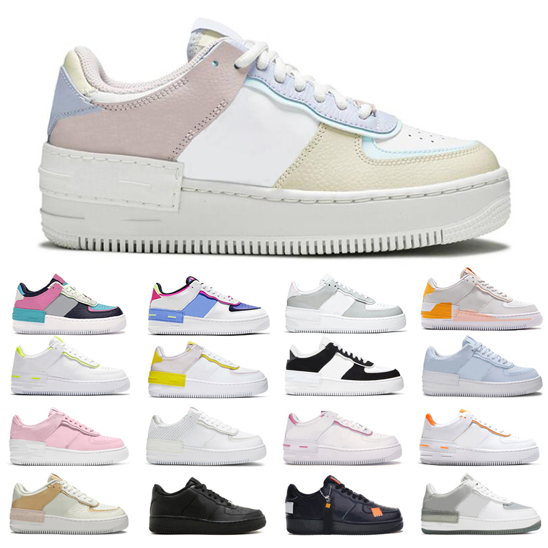 

Designer Platform Shoe Women Running Shoes Shadow pale ivory low black white coral pink Comfortable Outdoor men women trainers chaussures Sneakers 36-45, Utility white