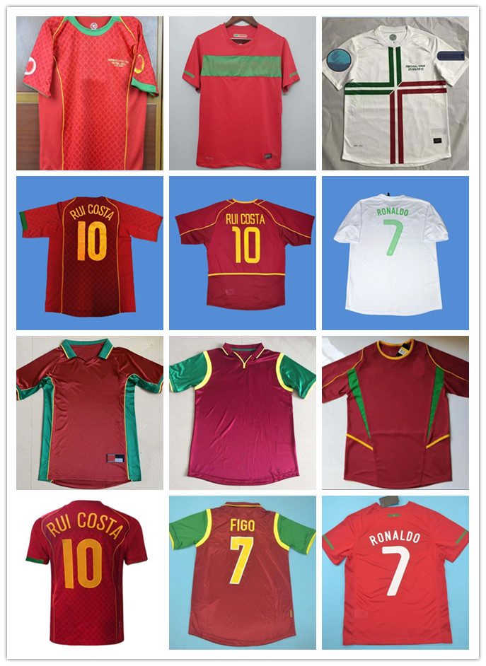 

retro soccer jersey 2004 2005 classic football shirt vintage Camisa de futebol 04 05 #7 FIGO #17 C.RONALDO GOMES PAULETA PETIT red, 2012