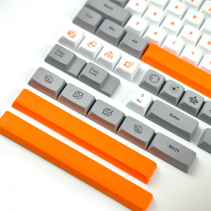 

Keyboard Mouse Combos Happy Planet Keycaps Set PBT XDA Profile For Mechanical With Supplement Keycap Compatible GH60 GK61 GK64 87 96 104 108