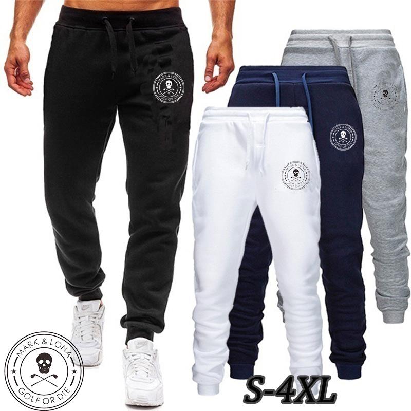 

Men's Pants Autumn And Winter 2021 Skull Print Casual Sports Trousers Solid Color Lace-up Comfortable Windproof Trendy, Black
