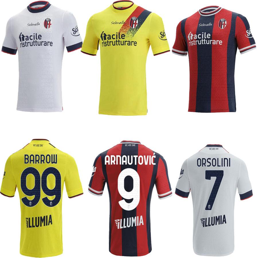 

2021 2022 BOLOGNA FC 1909 soccer jerseys 21/22 BFC maglia da calcio Sansone SANTANDER Orsolini DOMINGUEZ PALACIO Tomiyasu Barrow Soriano SVANBERG football shirts, Home court