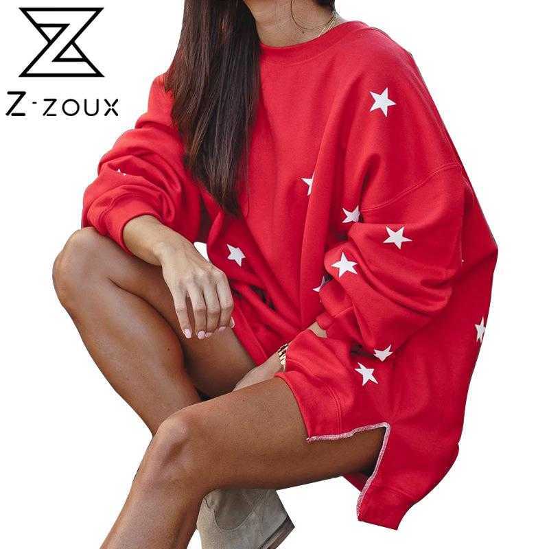 

Women Hoodie Letter Printed Womens Sweatshirts Pullove Long Sleeve Loose Casual Tops Autumn Winter Black 210524, Red