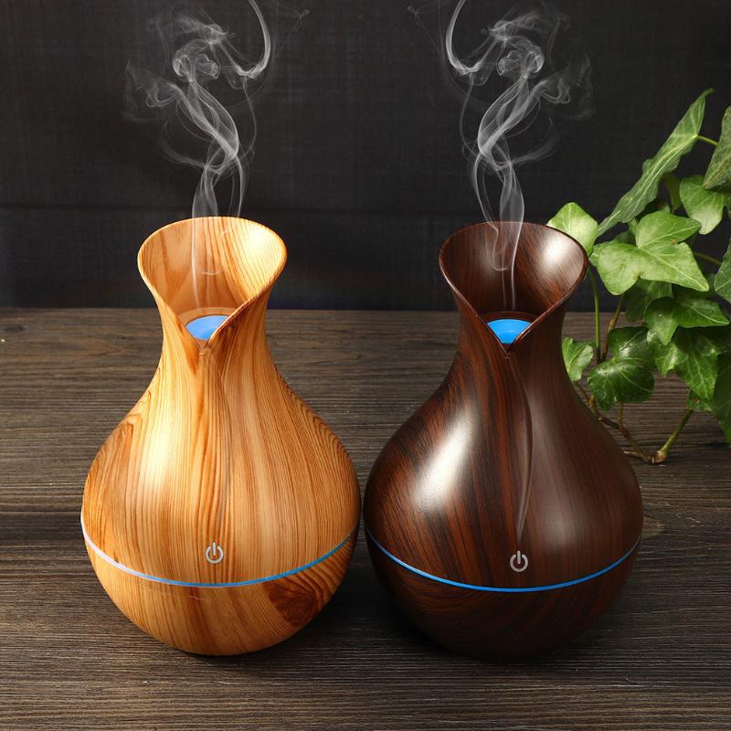 

Humidifiers USB Nano Large Spray Creative Small Vase Humidifier 130ML Ultrasonic Air Aroma Essential Oil Diffuser Household Car