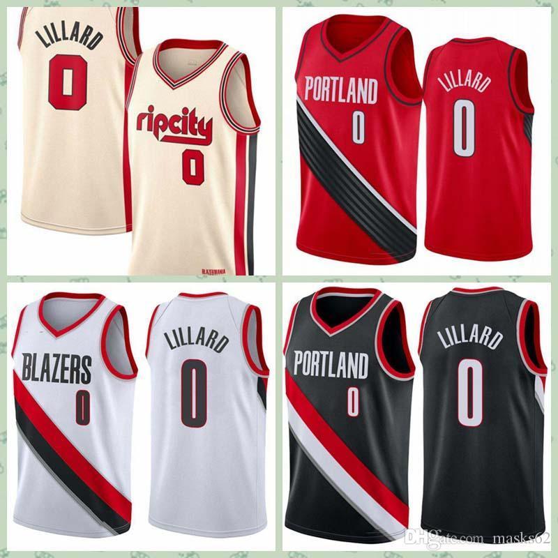 

Nba's basketball jersey Men Portland's Trail's Blazers's Damian Lillard court The swing man sews a jerseys