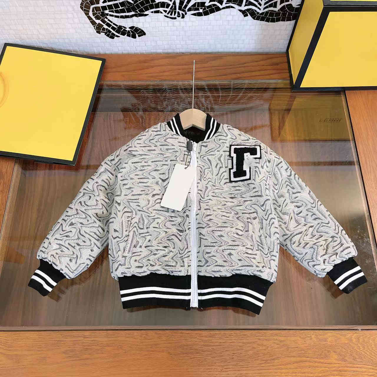 

boys baseball winter jacket FD autumn new products kids catwalk jackets Quilted inner size -160, 03