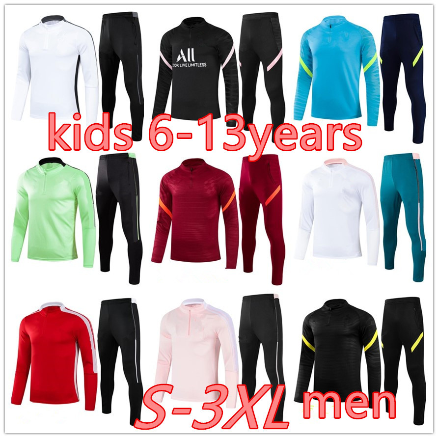 

Training suit jogging Soccer 2122 Men Football Tracksuit Training 2021 2022 survetement foot chandal futbol