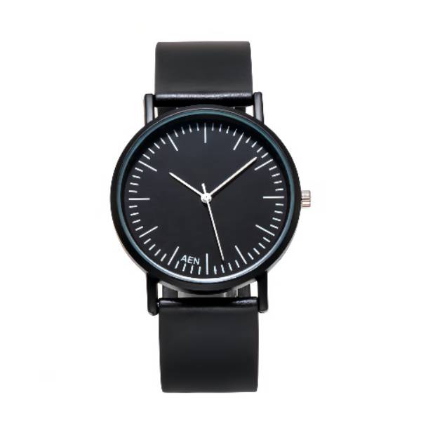 

simple casual classic literary retro quartz small black quatrz watch, Black -white -digital dial