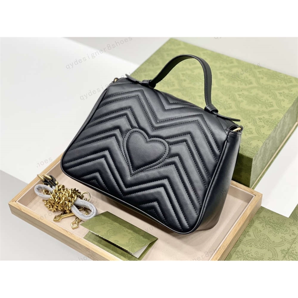 

Folding gift box women's Marmont leather six-color messenger bag shoulder size 23*18cm