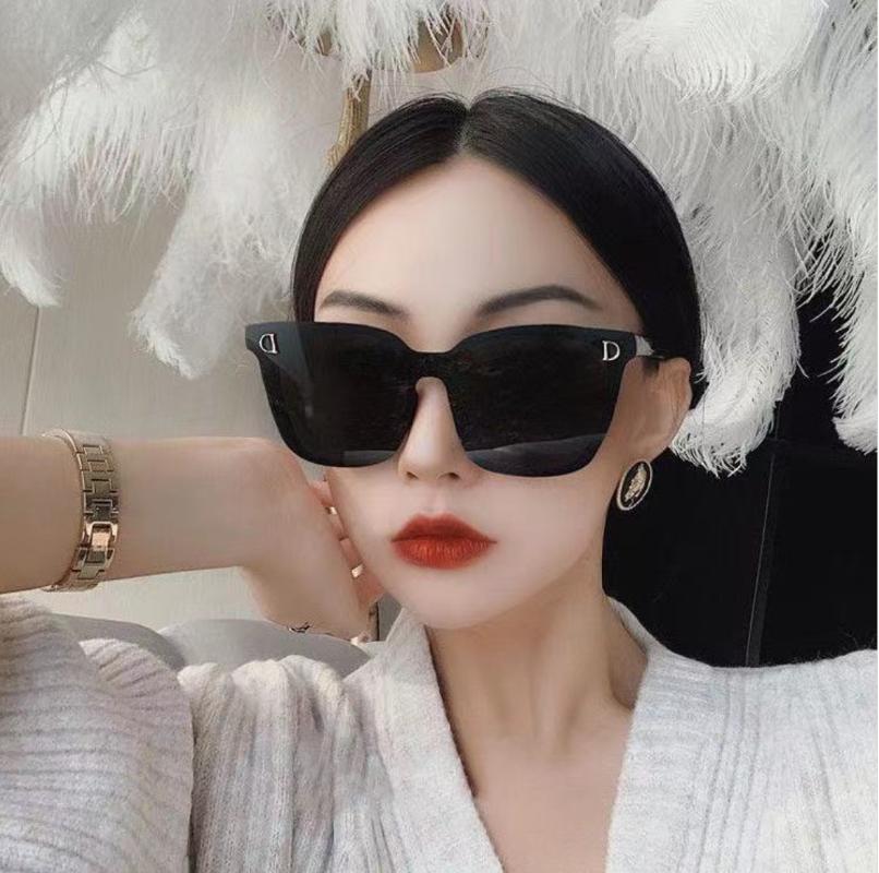

Fashion Sunglasses Frames 2022 Trendy Women Glasses Women's Retro Brand Designer, Black