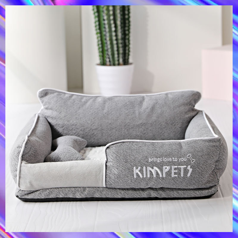 

Pet Dog Bed Sofa Dog Bed Best Dog House For ounger Cat Bed Kenne Cat Pet House pies Waterproof Cozy Nest Soft Kenne, Red grid 1