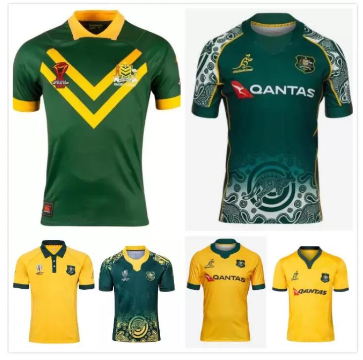 Dekorative I øvrigt badminton 18 19 20 21 Australia Rugby Jerseys home away Kangaroos Wallaby Size S-3XL  maillot de National League, Black - buy at the price of $17.10 in  dhgate.com | imall.com
