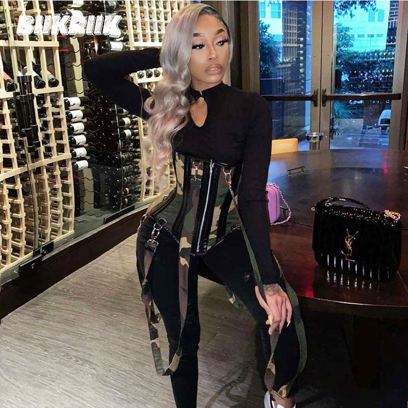 

BIIKPIIK Chinese Button Black Hollow Out Jumpsuits Skinny Casual Jogging Women Jumpsuits Sporty Fitness Workout Overalls, Only jumpsuit