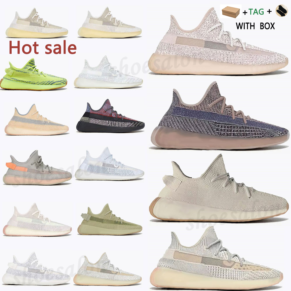 

2021 kanye v2 west Yecheil Ash stone blue pearl Fade Antlia shoes carbon Natural earth cinder zyon white reflective men women sneakGSgx#, 11