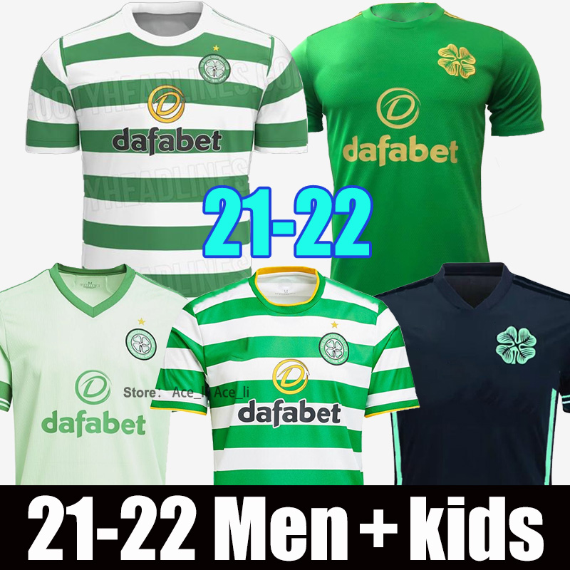 

21 22 Celtic soccer jersey EDOUARD 2021 2022 Men Kids BROWN DUFFY TAYLOR Retro 1998 98 99 05 06 away black 1999 1990 1992 Ireland football shirt, 2018 kids home
