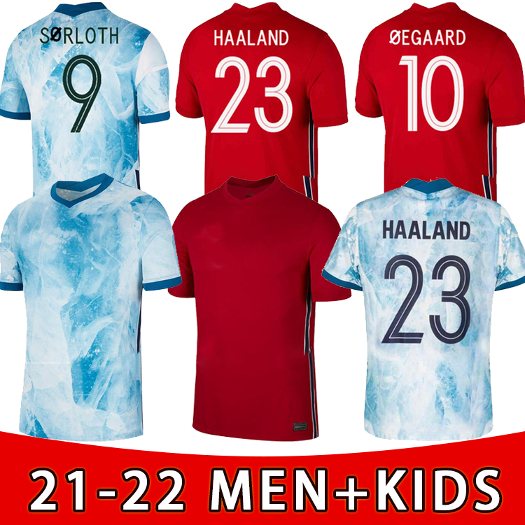 

21 22 Norway Soccer JerseyS 2021 2022 noruega Haaland Ãdegaard Berge King camisetas de fÃºtbol national team men+kids kit Football Uniforms thailand, Black;yellow