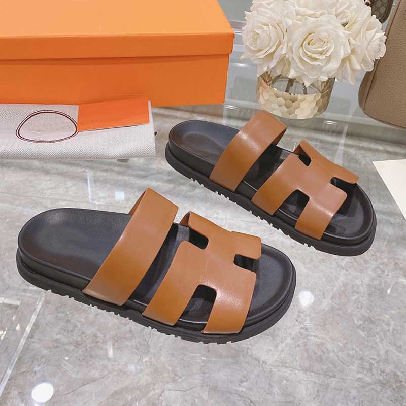 

2021 sandals spring summer catwalk bow designer fashionable slippers men and women the same couple toe layer cowhide/frosted, Freight compensation