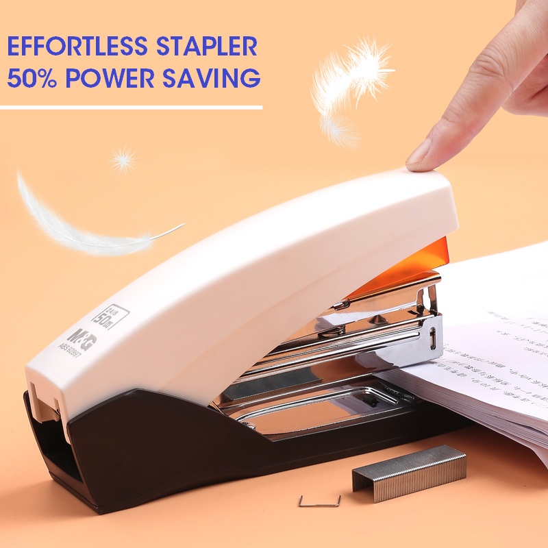 

25/50/70 Sheets Effortless Heavy Duty Stapler Paper Book Binding Stapling Machine standard School Office Supplies Stationery
