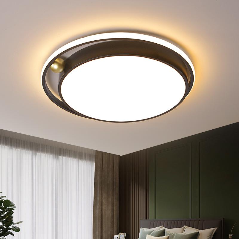 

Ceiling Lights Modern Unique Planetary Track Design Lamp Bedroom Living Room LED Dimming El Villa Restaurant Apartment Round